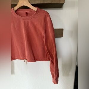 American Apparel|Terracotta Women's Cropped Sweatshirt,lightweight layer•••Med